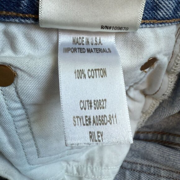 AGOLDE Riley High Rise Straight Crop in Zephyr Style A056D-811, Size 25 - Picture 8 of 15